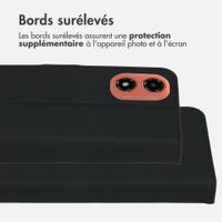 Accezz Étui de téléphone portefeuille Wallet Motorola Moto G04 / G24 - Noir