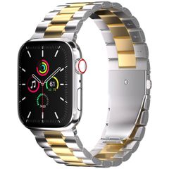 imoshion Bracelet en acier Apple Watch Series 1 á 9 / SE (38/40/41 mm) | Series 10 / 11 (42 mm) - Argent / Dorée