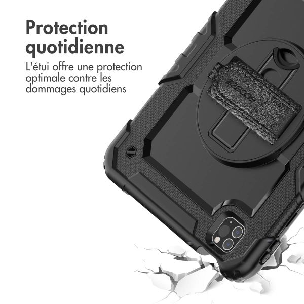Accezz Coque arrière Defender XT Apple iPad Air 5 (2022) / Air 4 (2020) - Noir