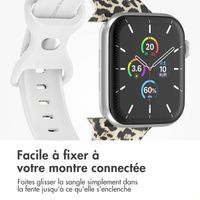 imoshion Bracelet en silicone⁺ Apple Watch Series 1 t/m 11 / SE / Ultra (44/45/46/49 mm) - Leopard