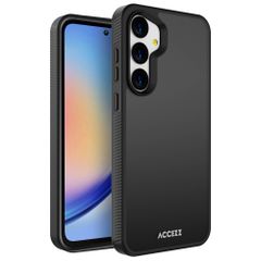 Accezz Coque Givrée Robuste Samsung Galaxy A35 - Noir
