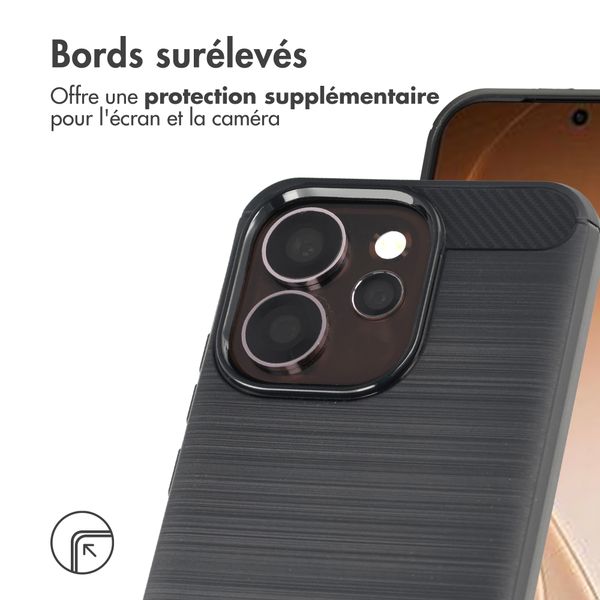 imoshion Coque Brushed Oppo Reno15 Pro (5G) - Noir