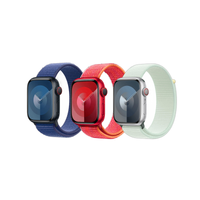 Apple 3 Pack Bracelet Sport Loop pour Apple Watch | 38/40/41/42 mm - Soft Mint / (Product)RED / Ocean Blue