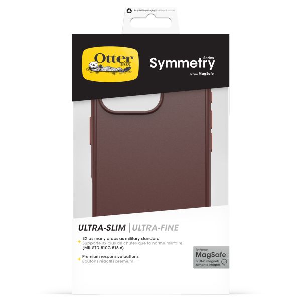 OtterBox Coque Symmetry MagSafe iPhone 16 Pro - Union Station Brown