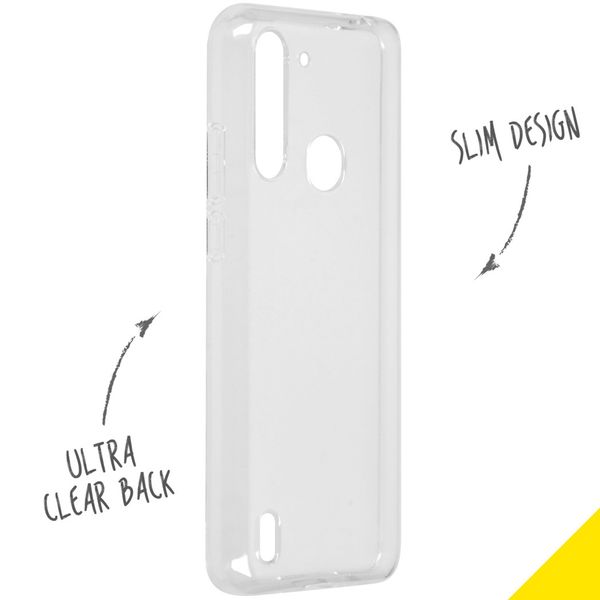 Accezz Coque Clear Motorola Moto G8 Power Lite - Transparent