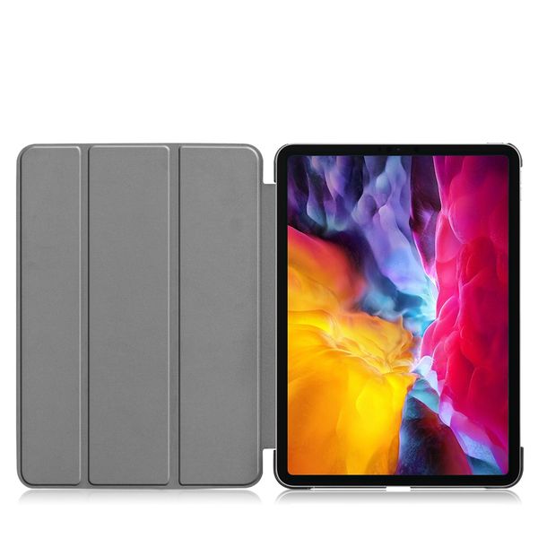 imoshion Coque tablette Trifold Apple iPad Pro 11 (2022 / 2021 / 2020 / 2018) - Bleu foncé