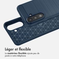 imoshion Coque Brushed Samsung Galaxy A57 (5G) - Bleu