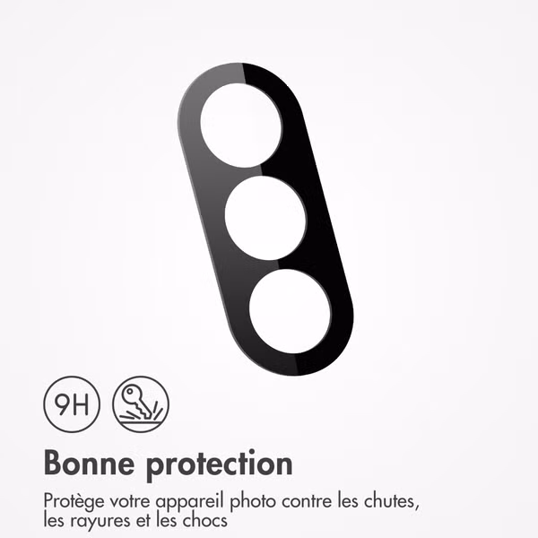 imoshion Lot de 2 protections d'objectif de caméra Samsung Galaxy A37 / A57 - Noir