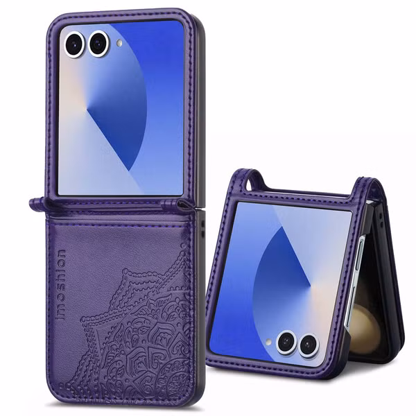 imoshion Mandala Bookcase Samsung Galaxy Z Flip 7 - Violet