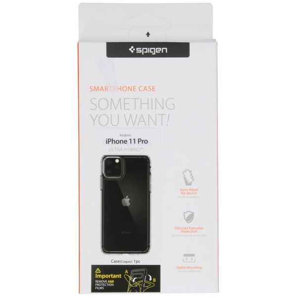 Spigen Coque Ultra Hybrid iPhone 11 Pro - Transparent