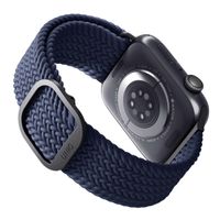 Uniq Bracelet tressé Aspen Apple Watch Series 1 á 10 / SE / Ultra (2) (44/45/46/49 mm) - Bleu Oxford