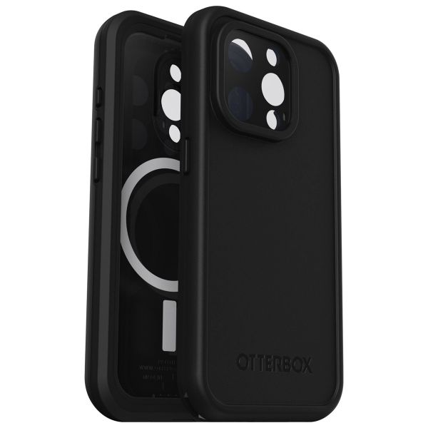 OtterBox Coque arrière Fre MagSafe iPhone 15 Pro - Noir