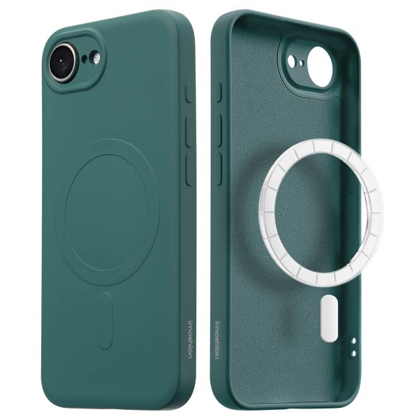 imoshion Coque Couleur avec MagSafe iPhone 16e - Vert foncé