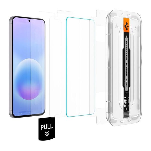 Spigen Protection d'écran en verre trempé GLAStR Fit 2 Paquets + Applicator Samsung Galaxy A57 (5G)