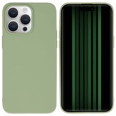 imoshion Coque Couleur iPhone 15 Pro Max - Olive Green