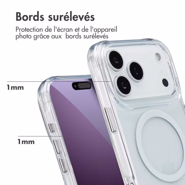 imoshion Coque Rugged Air MagSafe Apple iPhone 17 Pro Max - Transparent