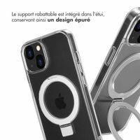 Accezz Coque Ring Stand avec MagSafe Apple iPhone 13 - Transparent