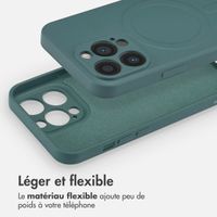 imoshion Coque Couleur avec MagSafe Apple iPhone 13 Pro - Vert foncé