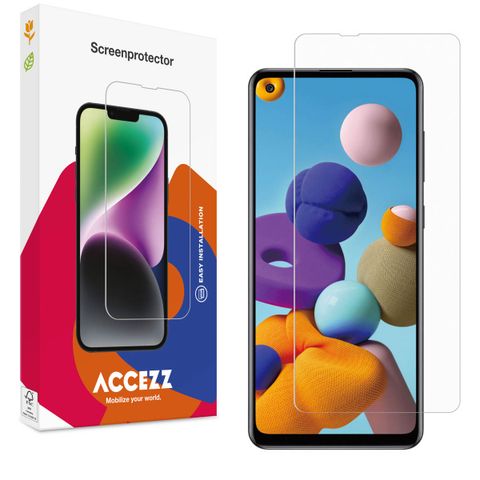 Accezz Protection d'écran en verre trempé Samsung Galaxy A21s