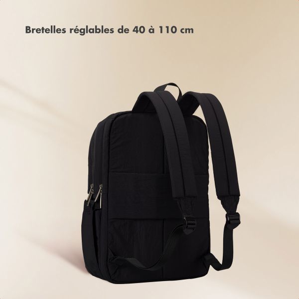 Selencia Sac à dos ordinateur portables Vaya Puffy 16 pouces - Midnight Black