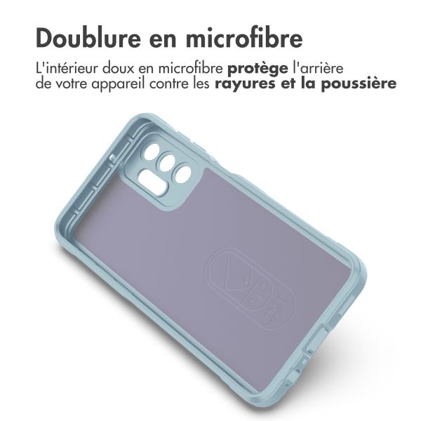 imoshion Coque arrière EasyGrip Samsung Galaxy A13 (4G) - Bleu clair