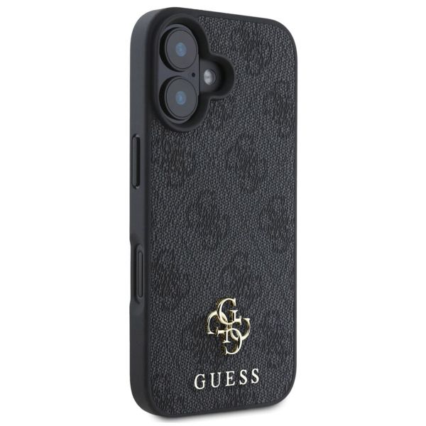 Guess Coque 4G Metal Logo MagSafe Apple iPhone 16 - Noir