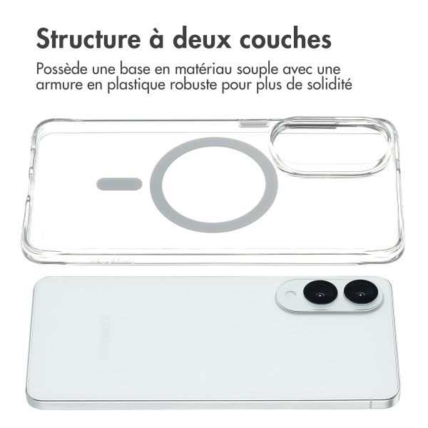 imoshion Coque Rugged Air MagSafe Samsung Galaxy S25 Edge - Transparent