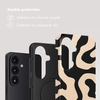 Selencia Coque arrière Vivid Samsung Galaxy S26 - Art Wave Black