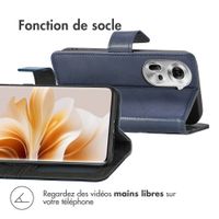 imoshion Étui de téléphone portefeuille Oppo Reno 11 F - Bleu foncé