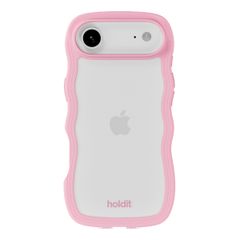 Holdit Coque Wavy Apple iPhone Air - Transparent / Pink