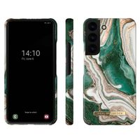 iDeal of Sweden Coque Fashion Samsung Galaxy S22 - Golden Jade Marble