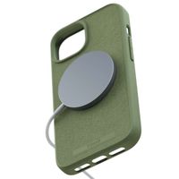 Njorð Collections Coque daim Comfort+ MagSafe iPhone 15 - Olive