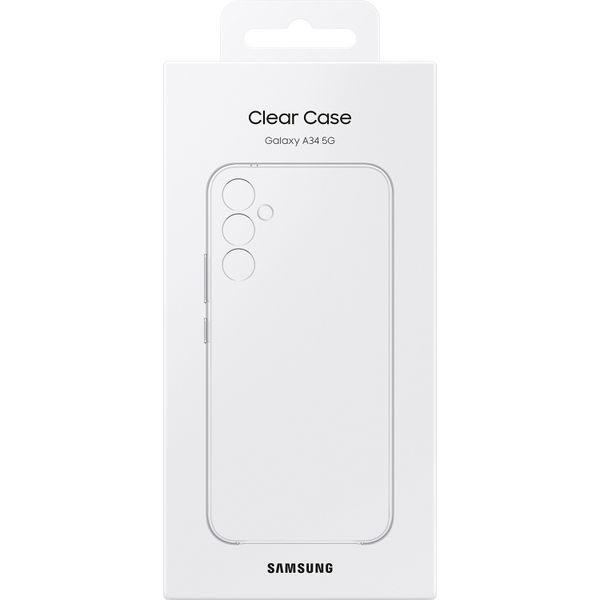 Samsung Original Coque Silicone Clear Samsung Galaxy A34 (5G) - Transparent