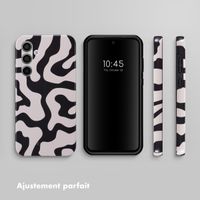 Selencia Coque arrière Vivid Samsung Galaxy A55 - Art Wave Black