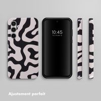 Selencia Coque arrière Vivid Tough Samsung Galaxy A55 - Art Wave Black