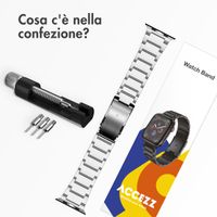Accezz Bracelet en acier Titane mat Apple Watch | 38/40/41/42 mm - Argent