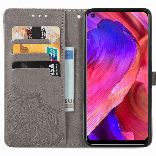 imoshion Etui de téléphone Mandala Oppo A74 (5G) / A54 (5G) - Gris