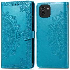 imoshion Etui de téléphone portefeuille Mandala Samsung Galaxy A03 - Turquoise