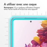 Accezz Protection d'écran en verre trempé 2-pack Samsung Galaxy S20 FE
