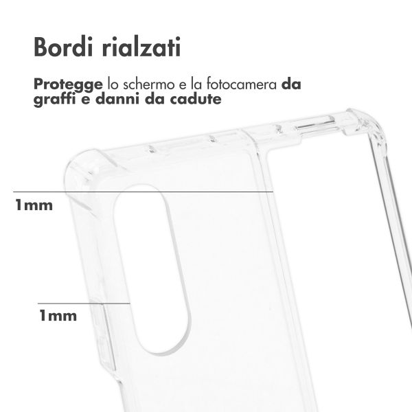 Accezz Coque Clear Samsung Galaxy Z Fold 4 - Transparent