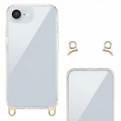 Selencia Coque arrière avec crochets amovibles Apple iPhone 16e - Transparent