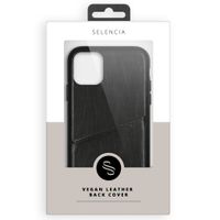 Selencia Coque arrière en cuir végétalien Vayu Apple iPhone 12 (Pro)