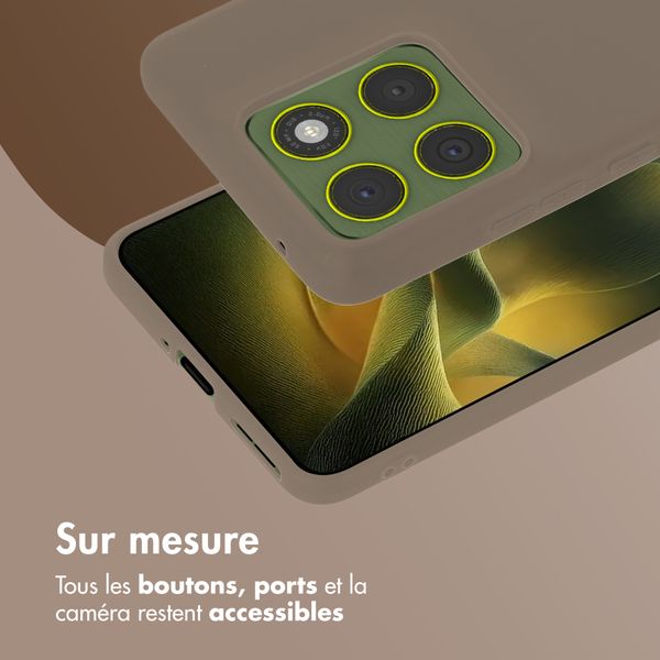 imoshion Coque Couleur Motorola Edge 70 - Marron