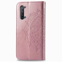 Etui de téléphone portefeuille Mandala Oppo Reno3 / A91