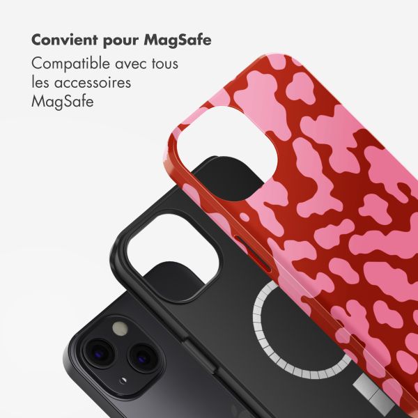 Selencia Coque arrière Vivid avec MagSafe Apple iPhone 13 - Moo’d Blush Pink