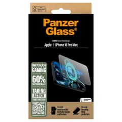 PanzerGlass Protector d'écran Gaming Ultra Wide Fit avec applicateur iPhone 16 Pro Max