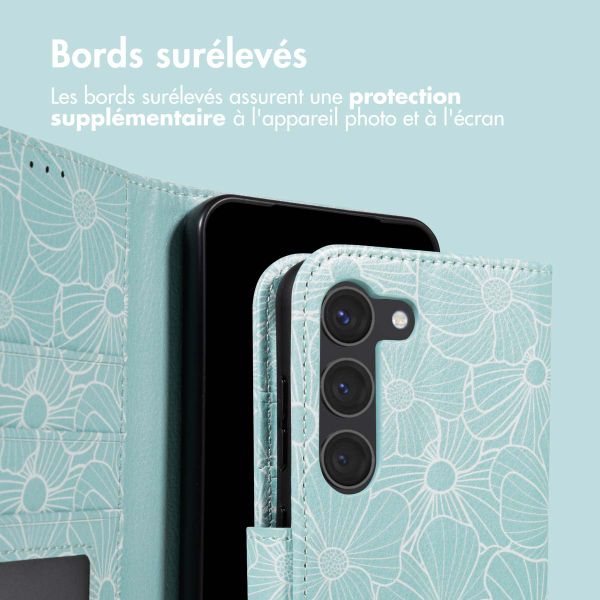 imoshion Étui de télephone portefeuille Design Samsung Galaxy S23 - Botanica