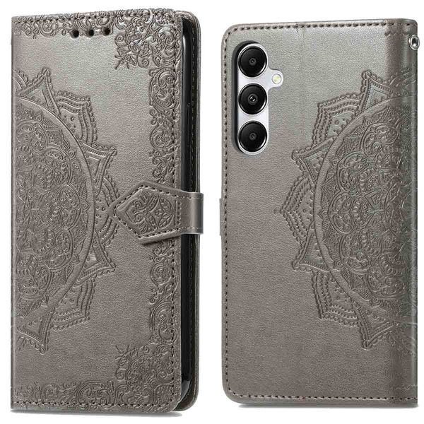 imoshion Etui de téléphone portefeuille Mandala Samsung Galaxy A35 - Gris