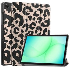 imoshion Coque tablette Design Trifold Samsung Galaxy Tab A11 Plus - Leopard