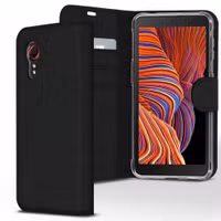Accezz Étui de télephone Wallet Samsung Galaxy Xcover 5 - Noir